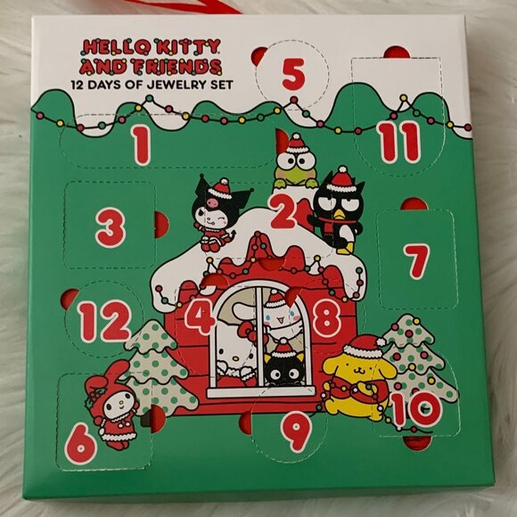 HELLO KITTY & FRIENDS 12 Days of Jewelry Advent Calendar Box - Picture 1 of 3